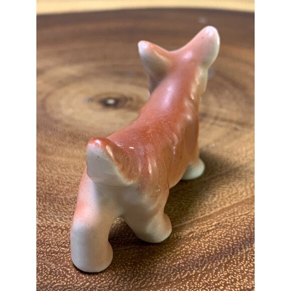 Vintage Japan Porcelain Dog Figurine Collectible 1.5 Inch tall - Picture 3 of 8